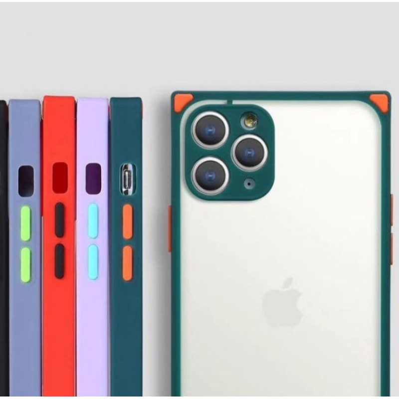 Iphone 11 Pro Max - Case Dove Matte Fuze Macaron/ Square Case.