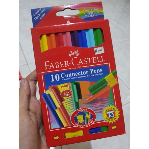 

faber castell 10 connector pens connector clips