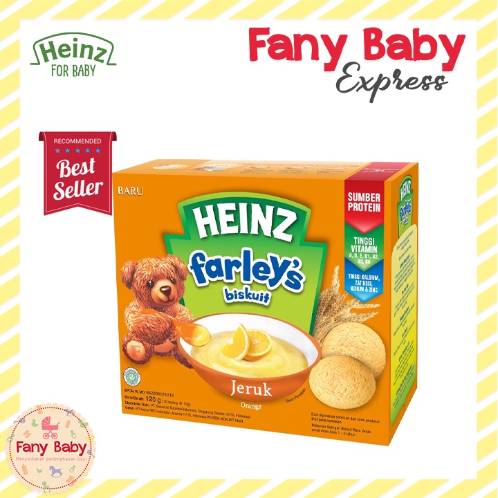 [BUY 1 GET 1] HEINZ FARLEYS RUSK / BISKUIT BAYI 120G