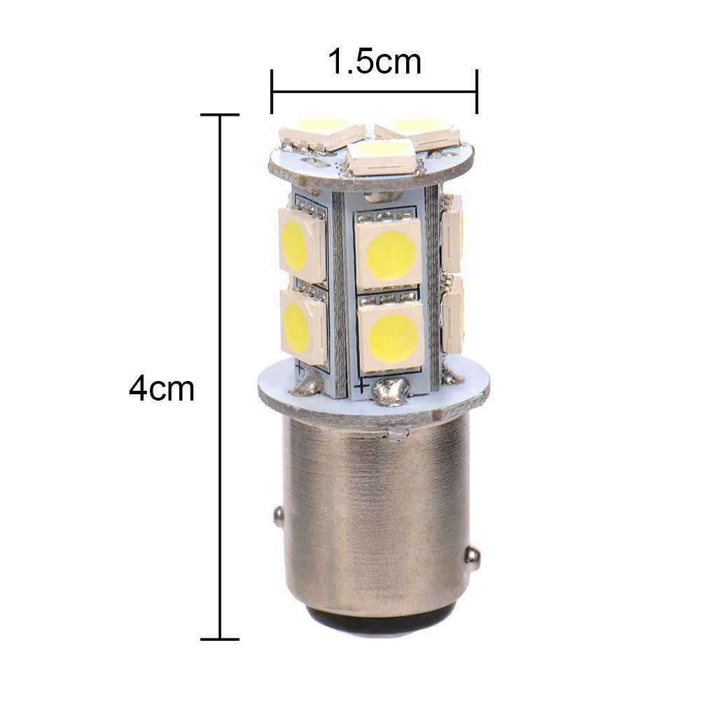 Lampu LED 1157 BAY15D 13SMD 5050 Kedip Rem Stop Bayonet LED Mata Strobo 12V Mobil