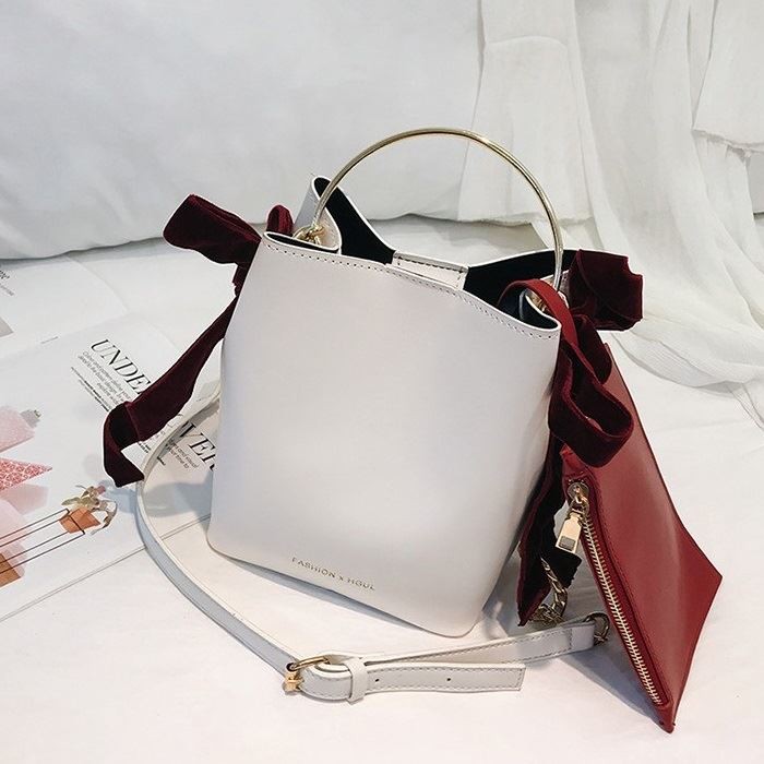 BJ24508 - KHAKI/PINK/RED/WHITE - TAS IMPORT TAS WANITA FASHION IMPORT MODIS ELEGAN TERMURAH TERLARIS TERBARU BAGSTORE JAKARTA TAS BATAM JT4508
