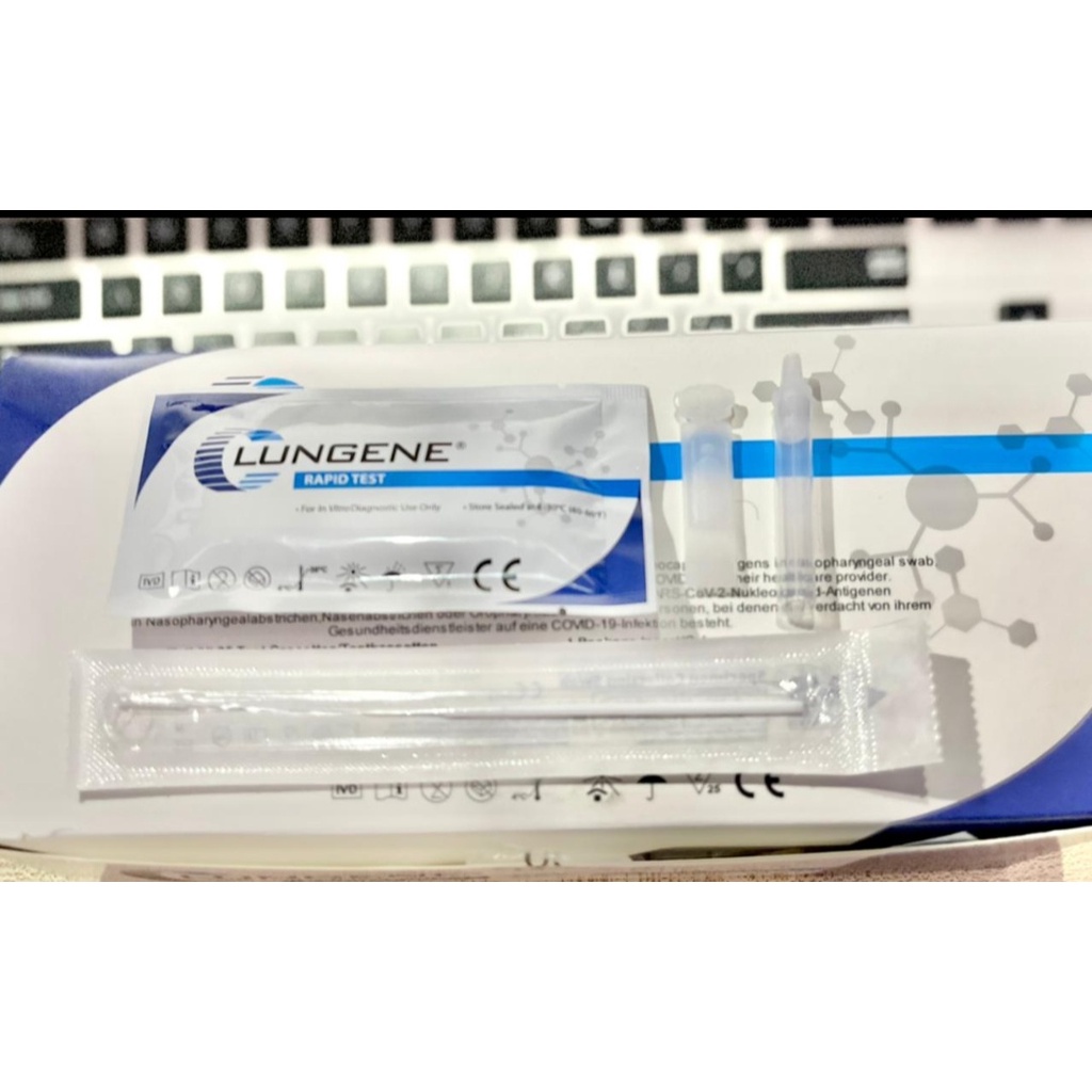 Lungene Swab Antigen | Biru |  Alat Tes Covid Rapid Tes Antigen (ECERAN)