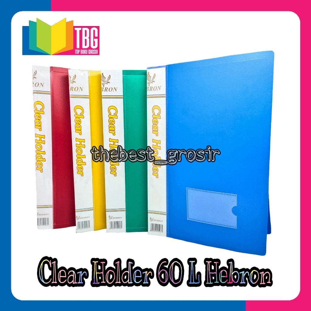 

1 PCS (60 LEMBAR) CLEAR HOLDER FOLIO HEBRON / DOCUMENT KEEPER / DISPLAY BOOK