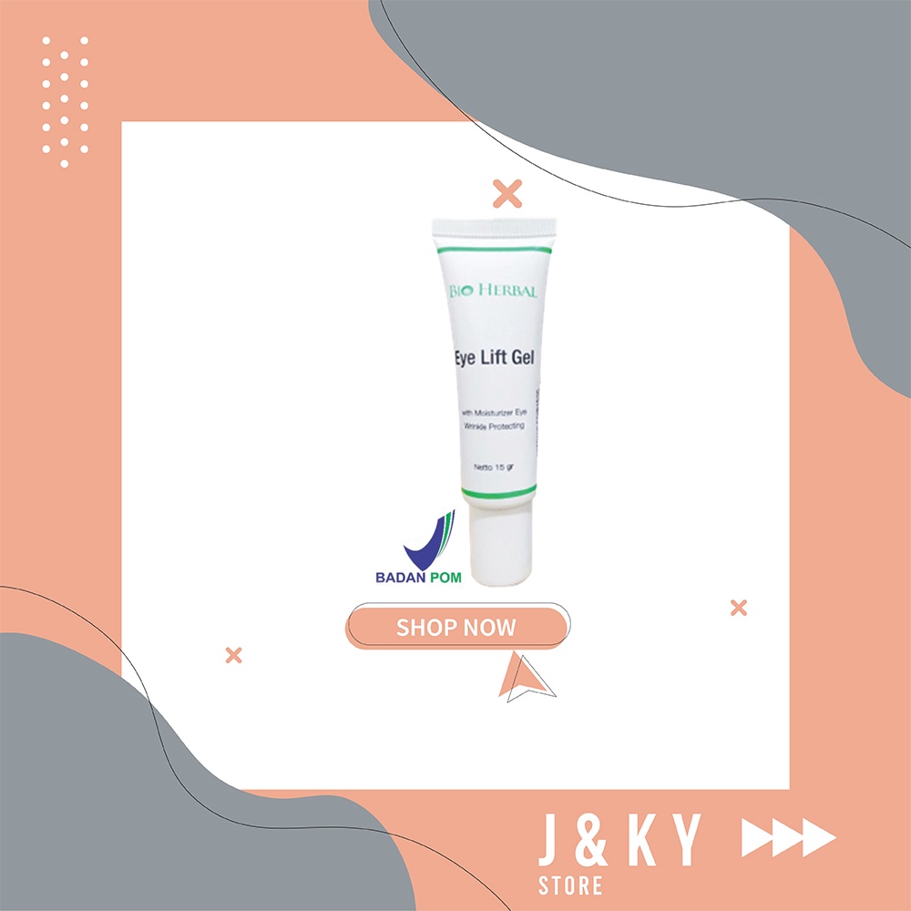 SERUM MATA PANDA HITAM DAN KANTUNG MATA BPOM KENDUR DAN KERUTAN AMPUH ORI - BIO HERBAL EYE LIFT GEL 