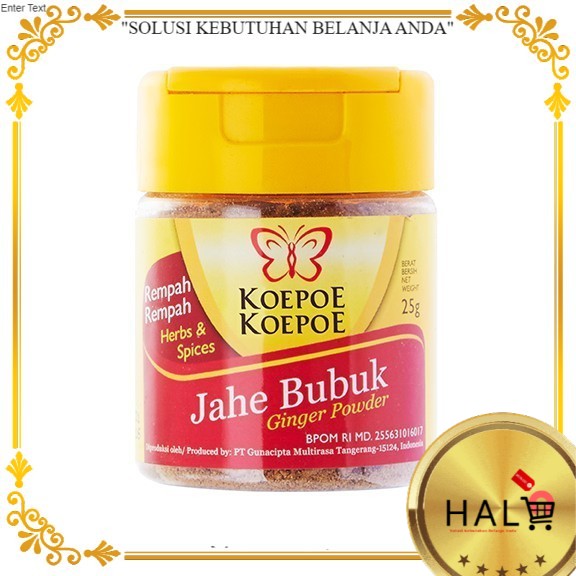 

KOEPOE2 JAHE BUBUK 25 GRAM