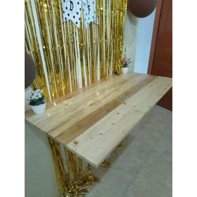 Meja Lipat Dinding Jati Belanda 100 x 50 CM