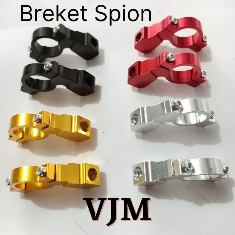 Dudukan breket Spion Motor Drat 14 Spion honda CNC IMPORT bautnya kunci L