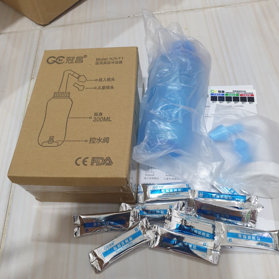 

Botol Nasal Cuci Hidung Bonus Salt Rinse 10 bks