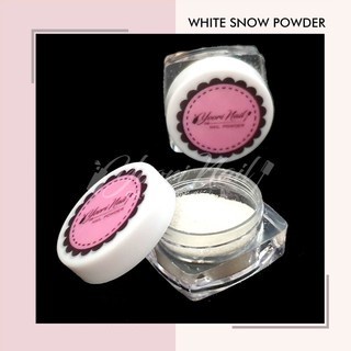 white snow powder glitter nail art sugar powder nail gliter hiasan kuku