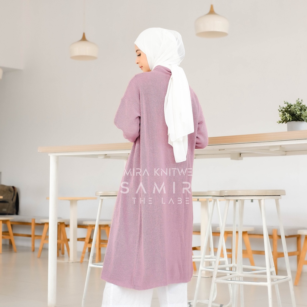 Magnolia - Split Dress Tunik Outer Rajut