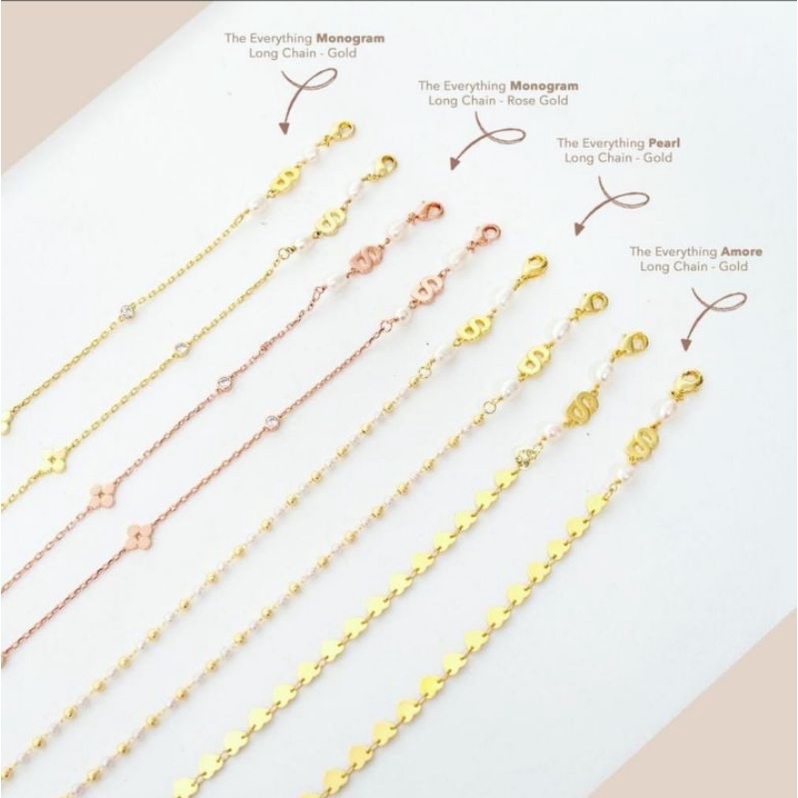 READY The Everything Long Chain Buttonscarves