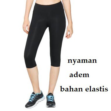 Celana Legging tanggung bb 37sampai55kg  Spandek Adem leging lejing pendek leggings sport