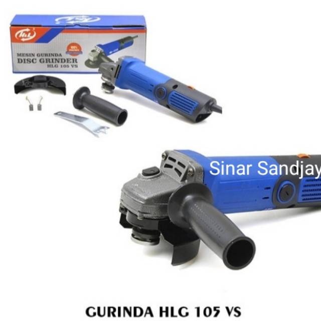 Mesin Gerinda / Gerinda Tangan 4" Variable Speed HLG 105 VS