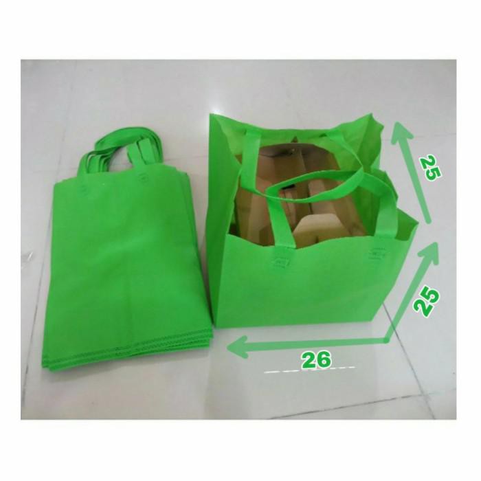 

Goodie Bag / Tas Kain Spunbond Hls Box Nas / Tas Kain Goodiebag Hls Dus Nasi 12Pcs - Hijau Berkualitas