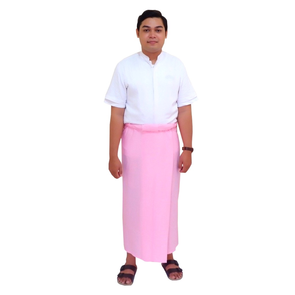 Sarung dewasa polos Pink bukan wadimor atlas bhs gajah duduk model Sarung terbaru 2020