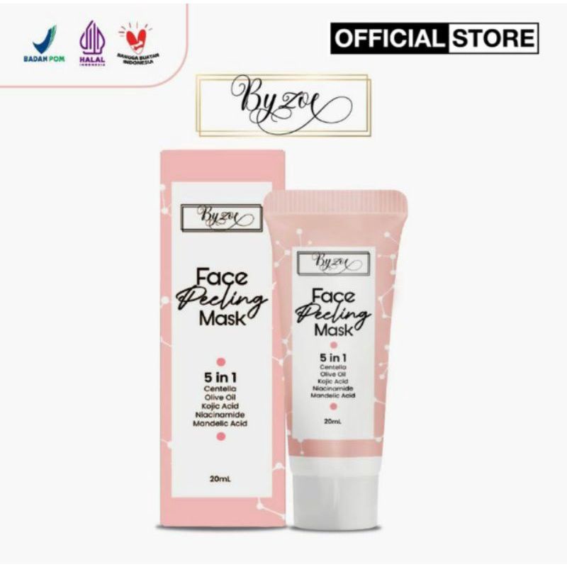 Byzoe 5in1 Peeling Mask Wajah Korean / byzoe mask Peeling