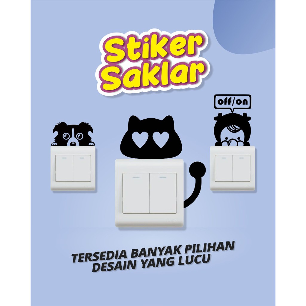 Sticker Saklar Dinding