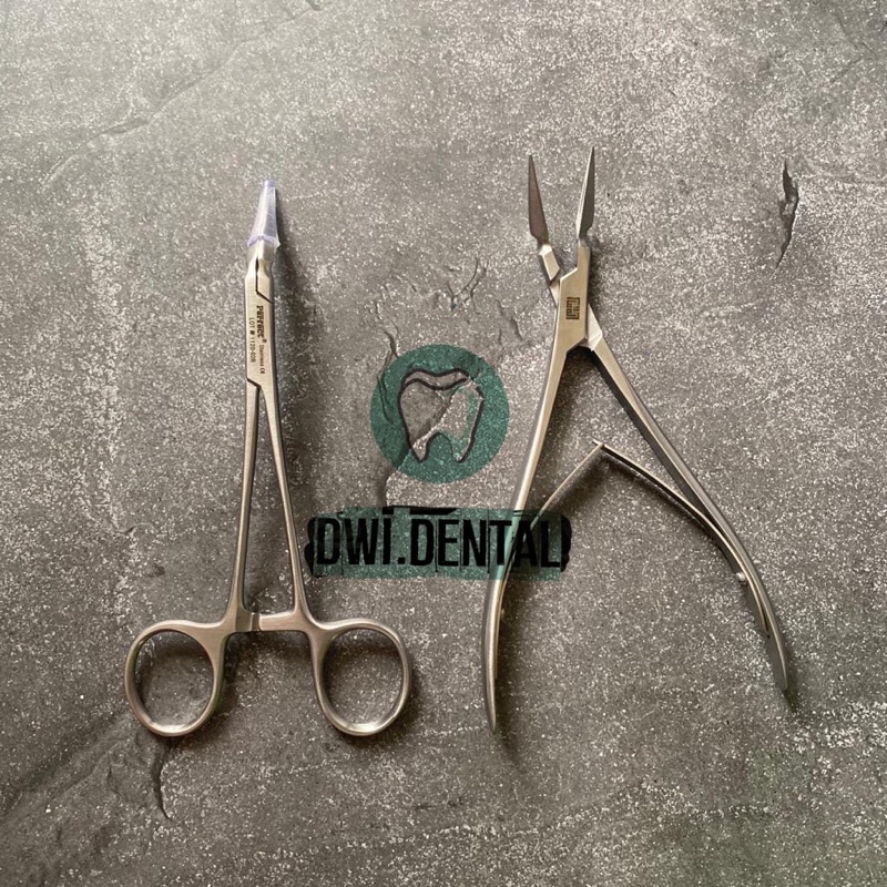 E4 Dental perfect tang cabut sisa akar gigi / Root splinter forceps
