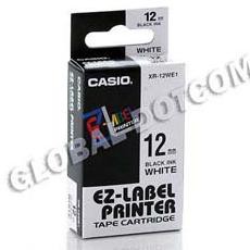 

EZ LABEL TAPE CASIO 12MM BLACK INK WHITE