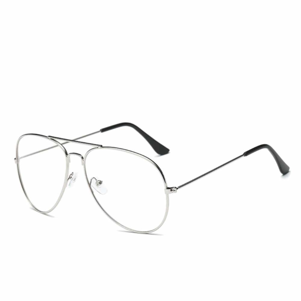 Kacamata Eye Pilot Sunglasses [ Silver Trp ] Pria dan Wanita - BKK