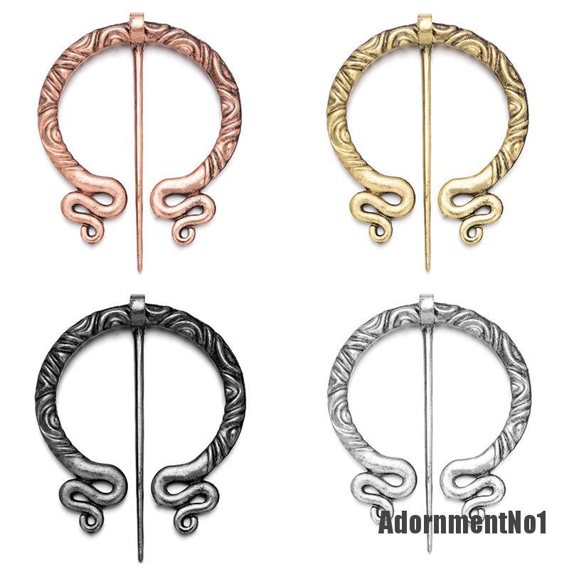 (Adornmentno1) Bros Pin Desain Viking Bahan Alloy Untuk Wanita