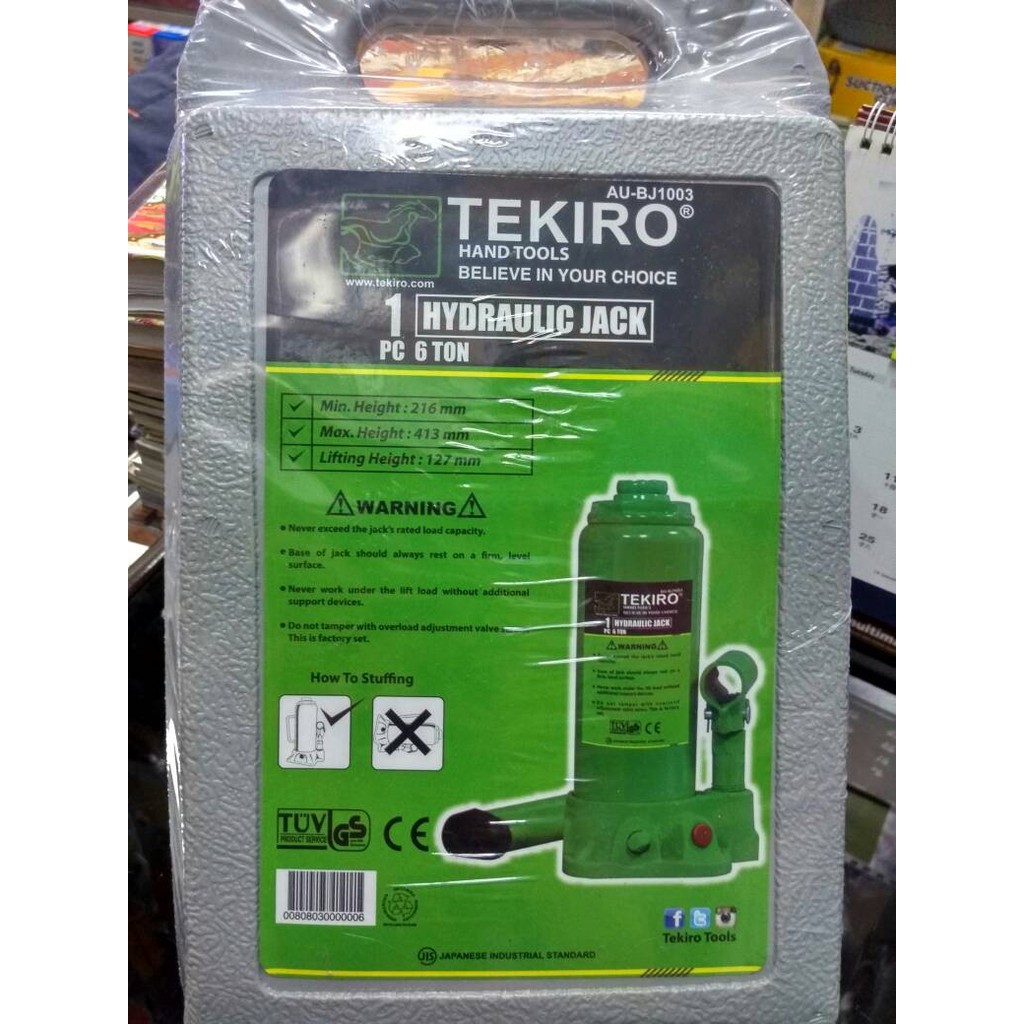 Dongkrak Botol Tekiro 6 Ton