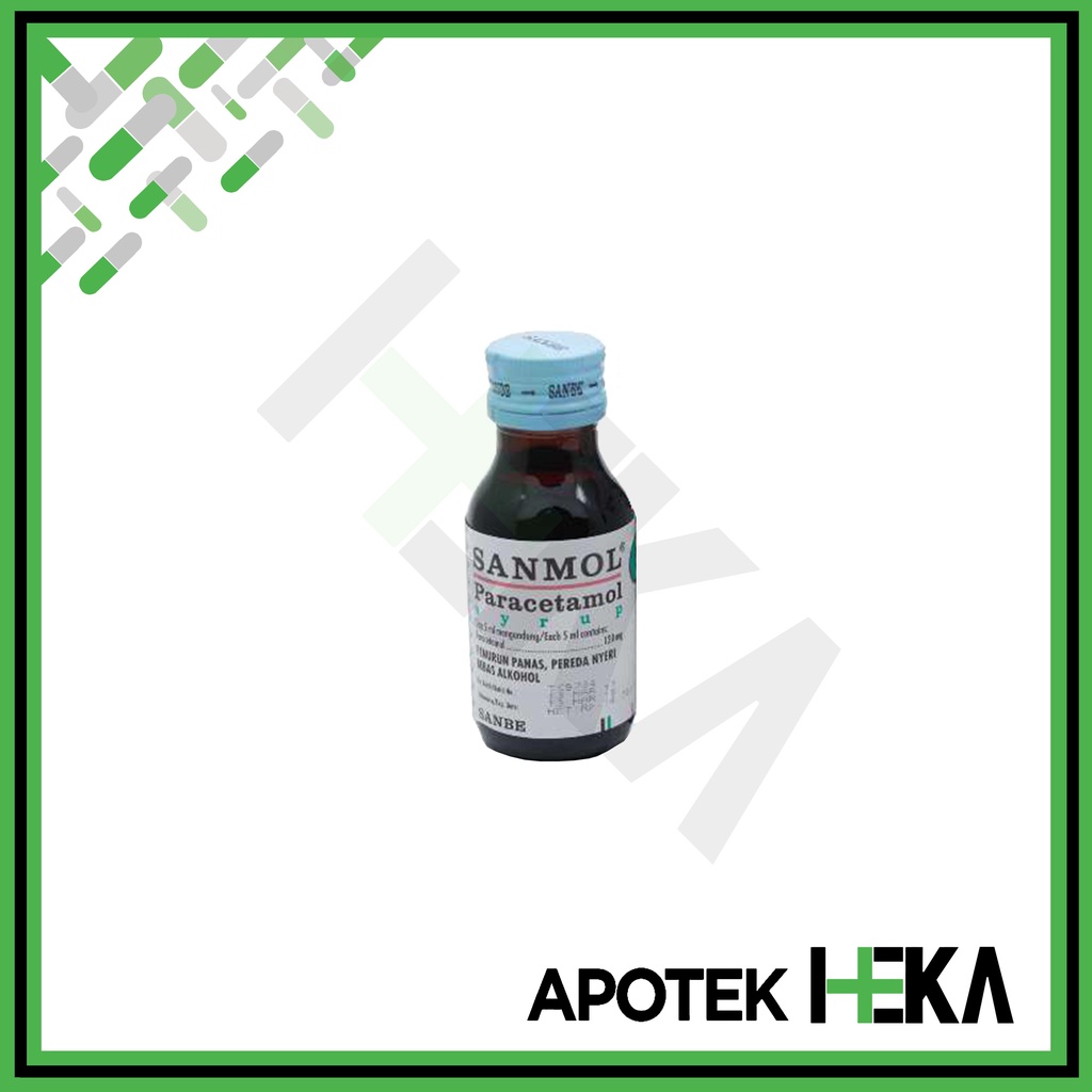 Sanmol Syrup 60 ml - Sirup Paracetamol Demam (SEMARANG)