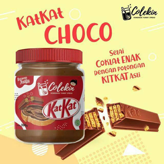 

SELAI KEKINIAN DENGAN RASA KIT KAT COKELATE YANG LEZATT DAN MANTULLL !!