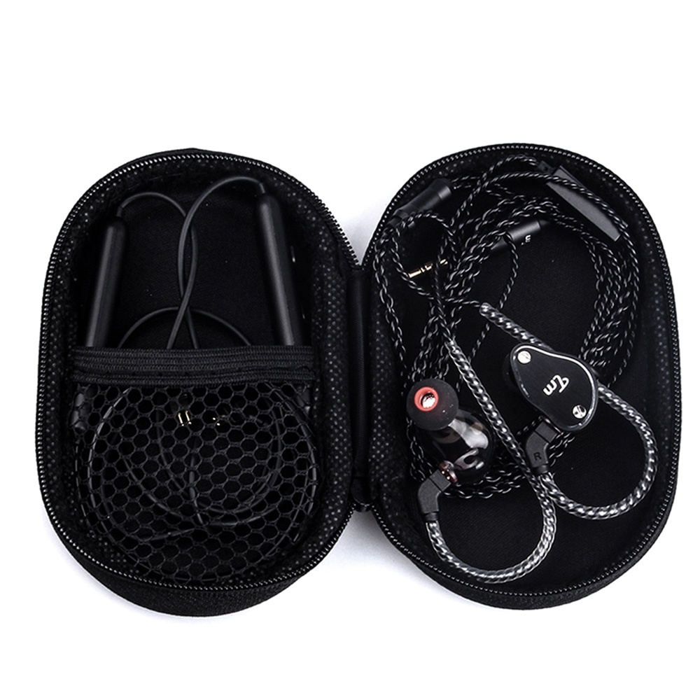 Trn Tas Penyimpanan Earphone TRN VX V90 V80 AS10 T2 ZSX ZSTX ZSN ES4 Bahan Kain Oxford