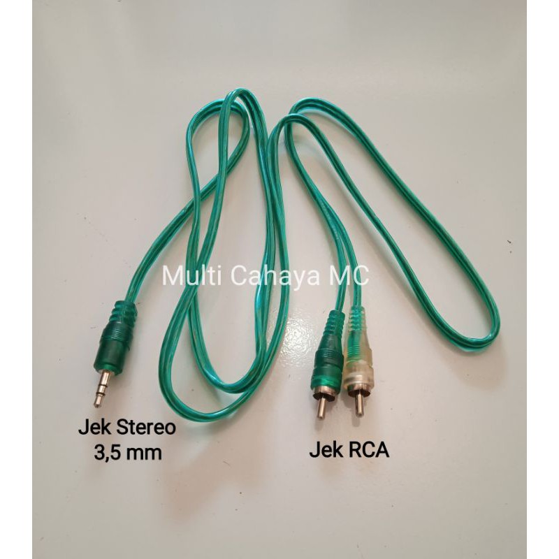 Kabel RCA ke Stereo/Kabel Speaker ke HP/Kabel Handphone ke Speaker/Kabel RCA ke Stereo 3.5mm