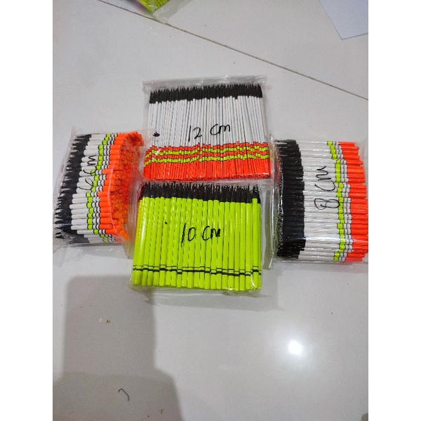 pelampung pancing Bulu merak 6cm-12cm