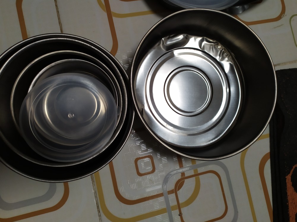 Rantang Beranak Stainless 5 Susun + Tutup  Termurah