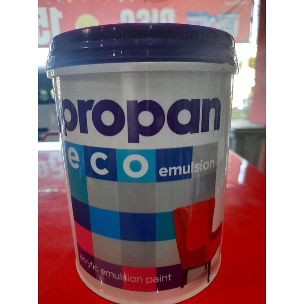 cat tembok interior propan eco emulsion hitam 1kg