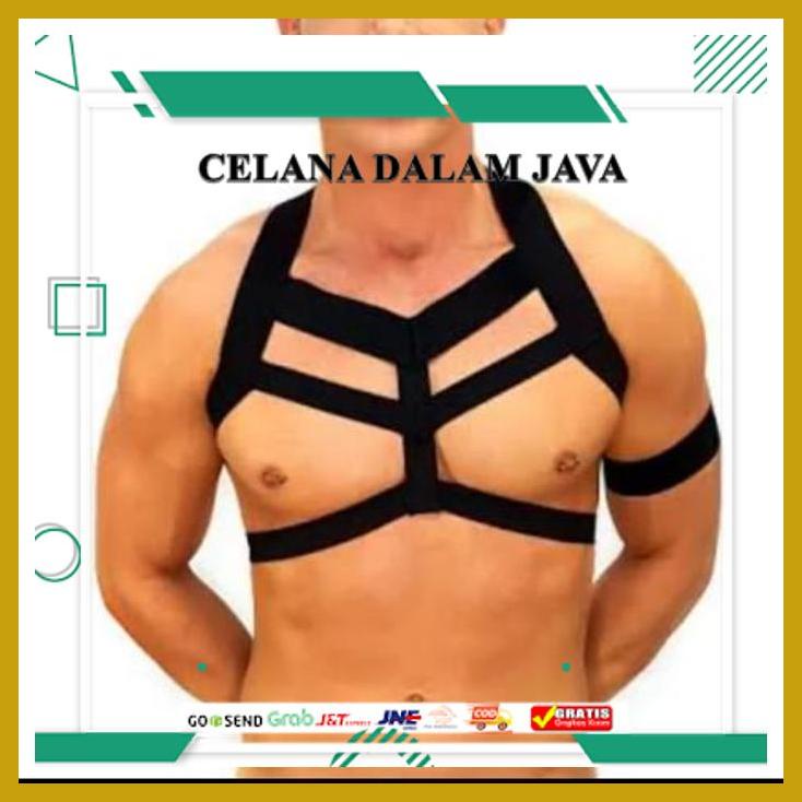 SEXY WARRIOR ELASTIS CHEST HARNESS PASANGAN GSTRING CD PRIA JOCKSTRAPS KUALITAS IMPORT 