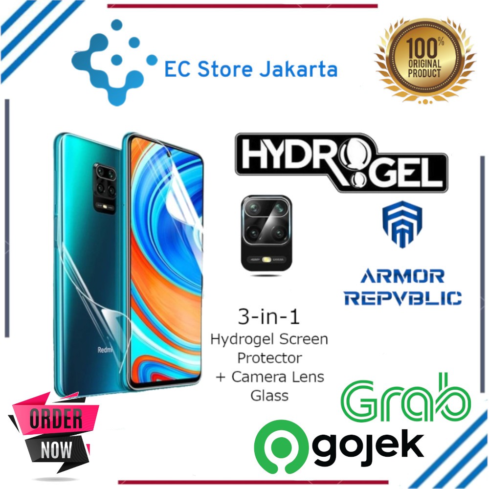 Armor Repvblic Hydrogel Screen Protector Xiaomi Redmi Note 9 Pro