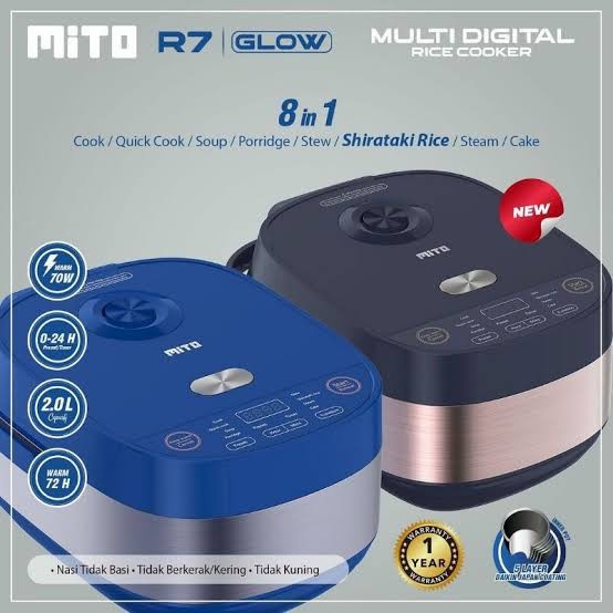 MULTI DIGITAL RICE COOKER MITO R7 8 in 1/DIGITAL RICE COOKER