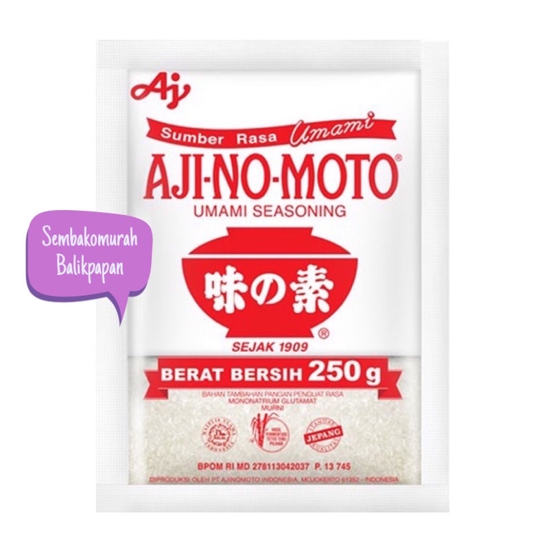 

vetsin ajinomoto 250 gram