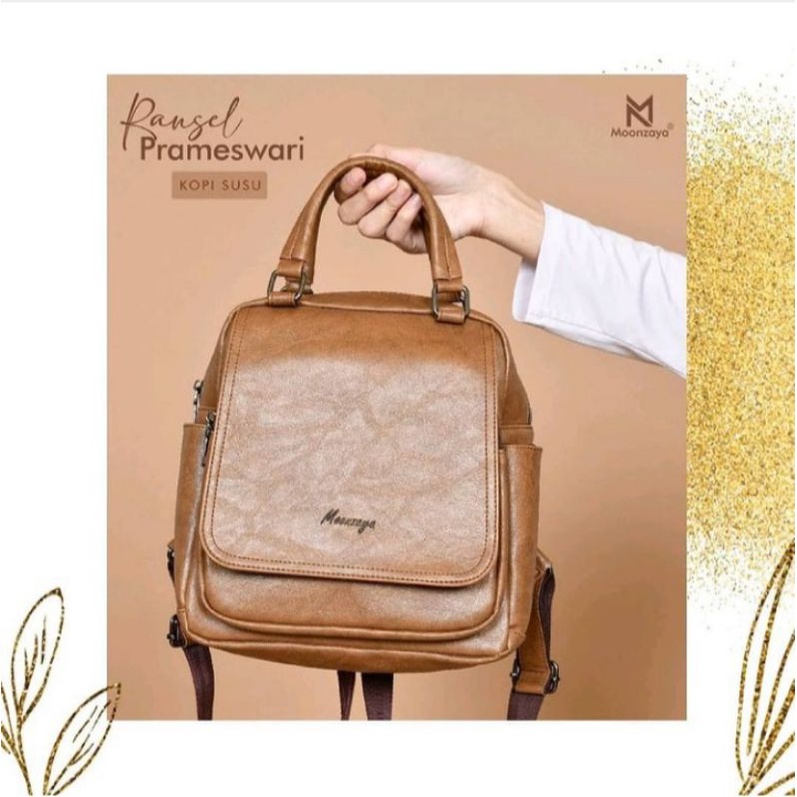 MOONZAYA / TAS RANSEL / TAS RANSEL KULIT / MOONZAYA PRAMESWARI