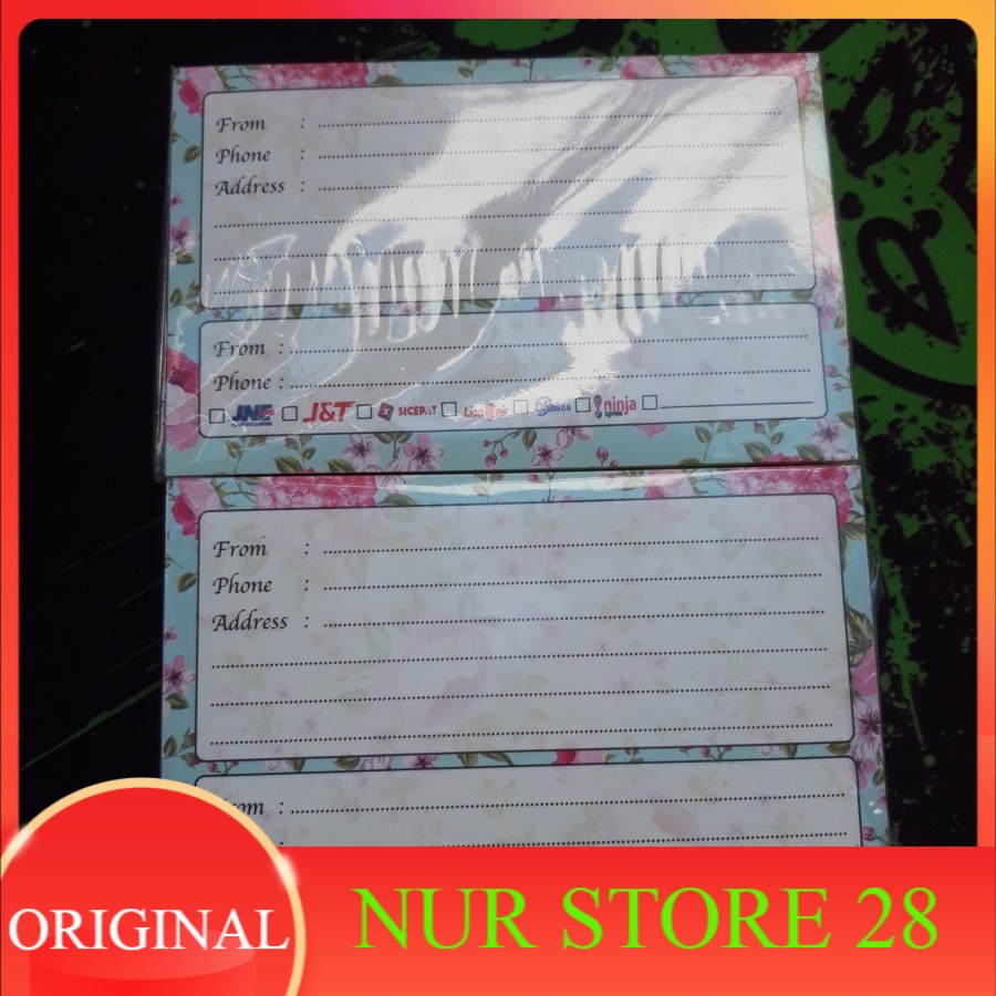 

stiker pengiriman online shop/stiker label pengiriman olshop (100 lembar)