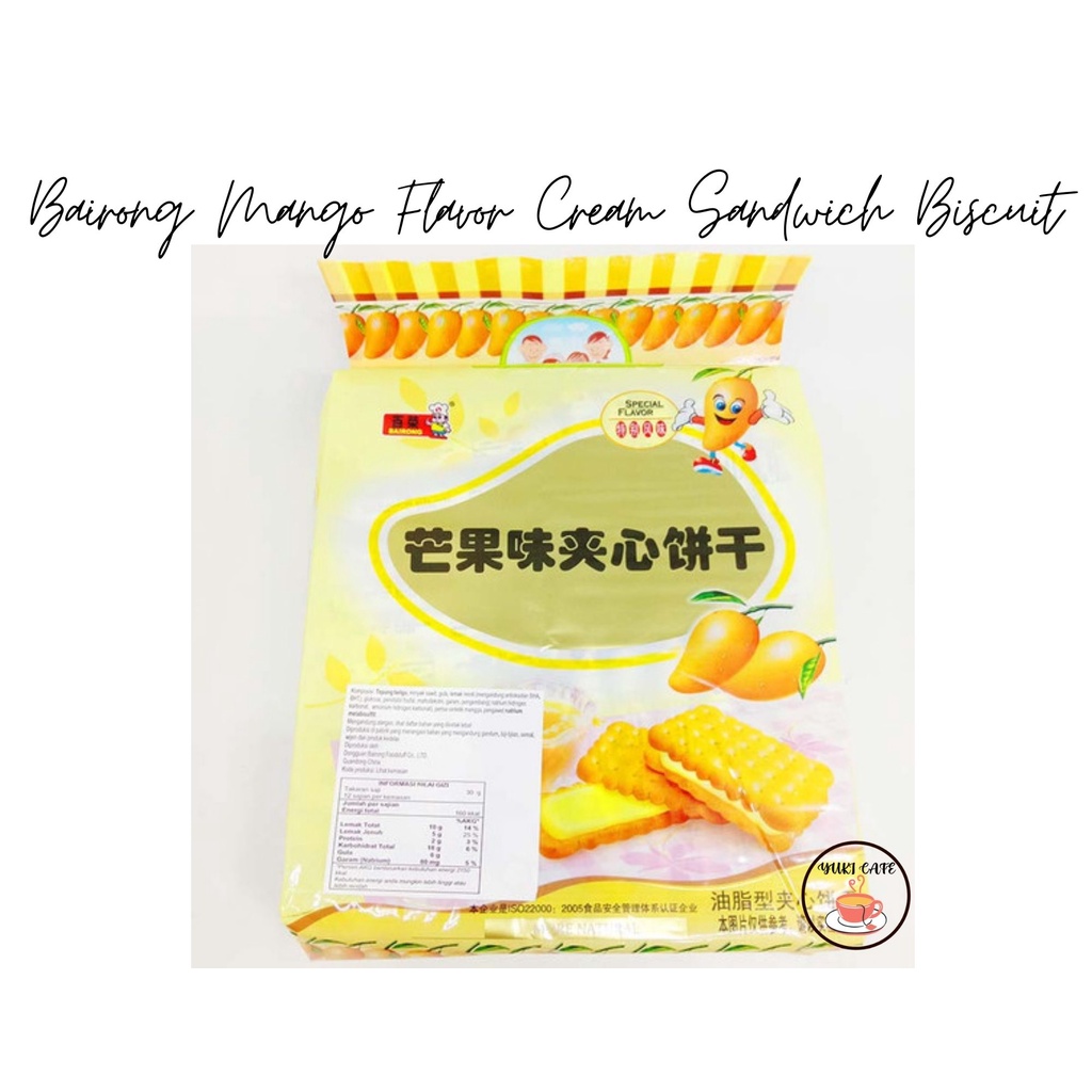 

BISKUIT - BAIRONG MANGO FLAVOR CREAM SANDWICH