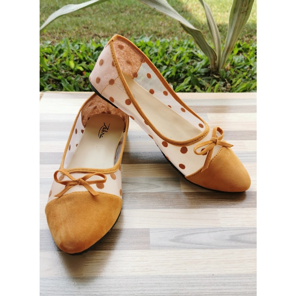 Arlaine- FLOW sepatu flat shoes wanita / sepatu brukat / sepatu flat / flatshoes pita