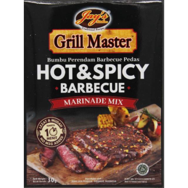 Jay's / Jays  Grill Master marinade mix /Classic Barbecue/hot spicy /chiken / italian / steak burger Jay Jays