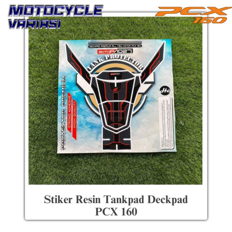 Stiker PCX 160 RESIN Stiker Tankpad Deckpad PCX 160 Timbul Resin Premium