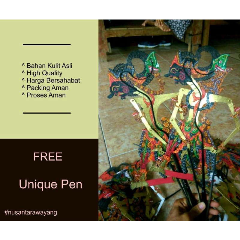 Wayang Kulit Kidangan Halus Gapit Tanduk