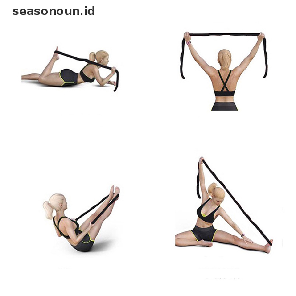 (seasonoun) Resistance Band Elastis Untuk Latihan Senam Latin / Yoga