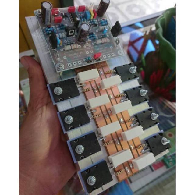 SOCL 506 plus 4set transistor final Toshiba HS Tebal