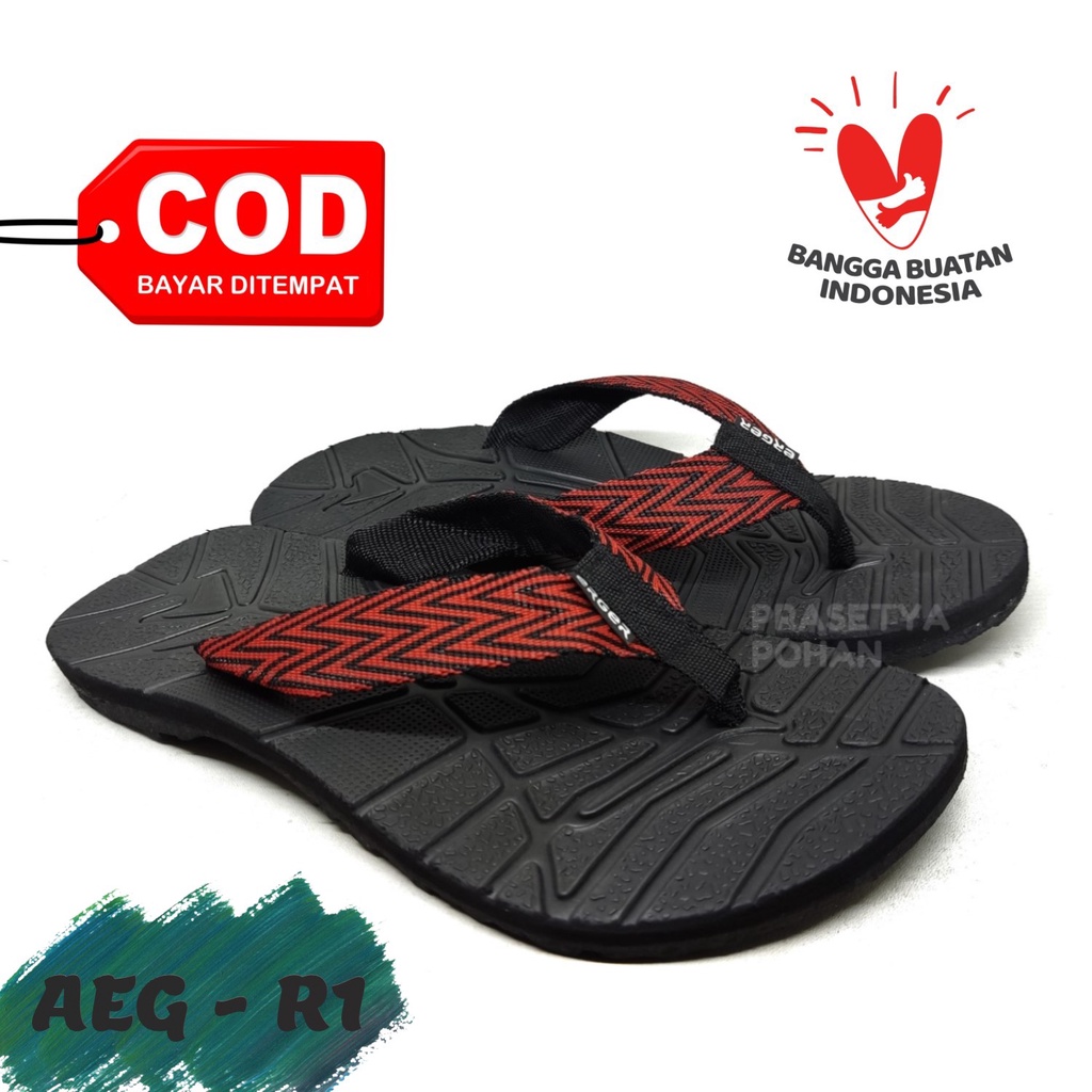 Sandal Anak EG Polos Anti Slip dan Tebal - Sendal Jepit Anak GR A