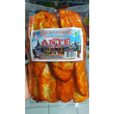 

KERIPIK SINGKONG BALADO ANTE 200gr