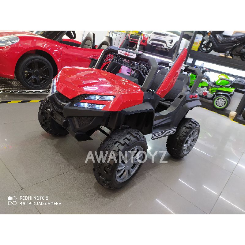 Mobil Aki Anak Jeep Utv Merah