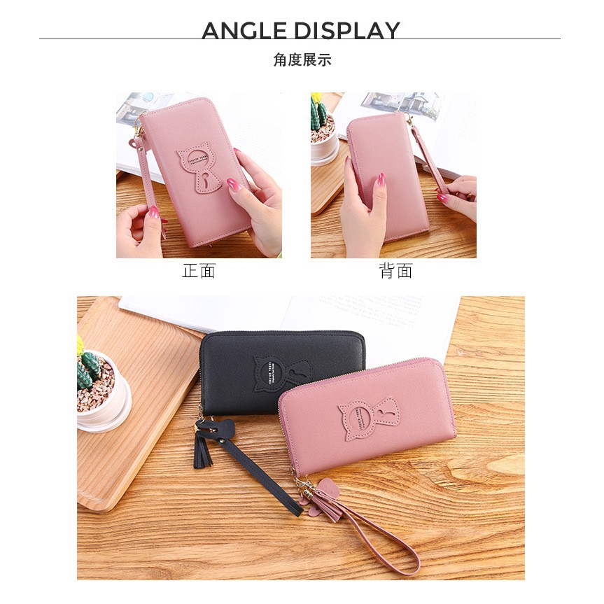 (COD) Dompet Wanita Dompet Panjang Dompet Koin / Kartu MALLSHOPPING